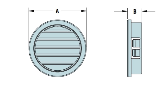 Heyco HEYClean™ Filter Insert Louvered Plugs